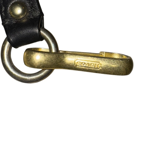 Coach Madison Black Leather Convertible Hobo with Red Satin Lining - Picture 10 of 15